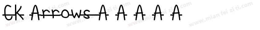 CK Arrows字体转换